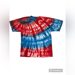 Patriotic tie dye tee shirt